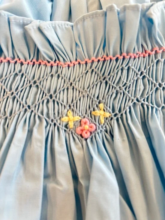 Smocked two piece skirt set 12 months - Picture 2 of 7